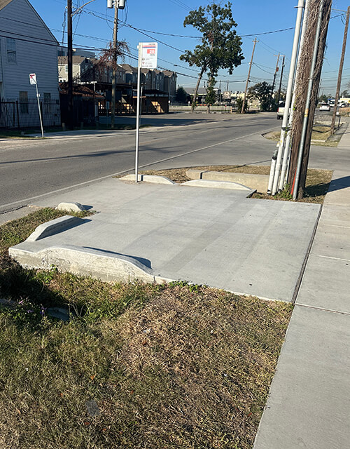 9989-Accessibility-Improvements Improved accessible sidewalk