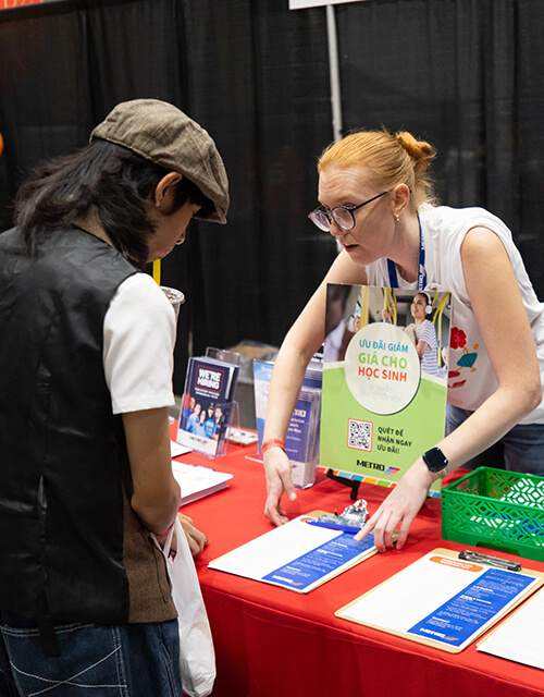 METRO-Public-Engagement METRO employees engaging with community members.