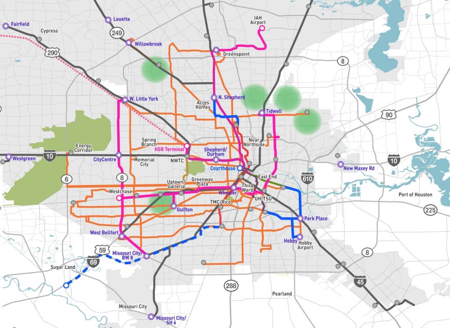 Houston Metro Area Map