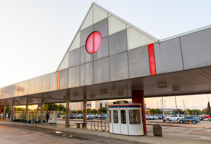 Photo of the Addicks Park and Ride facility.