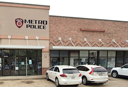 Storefront visual of the MPD Harrisburg substation.