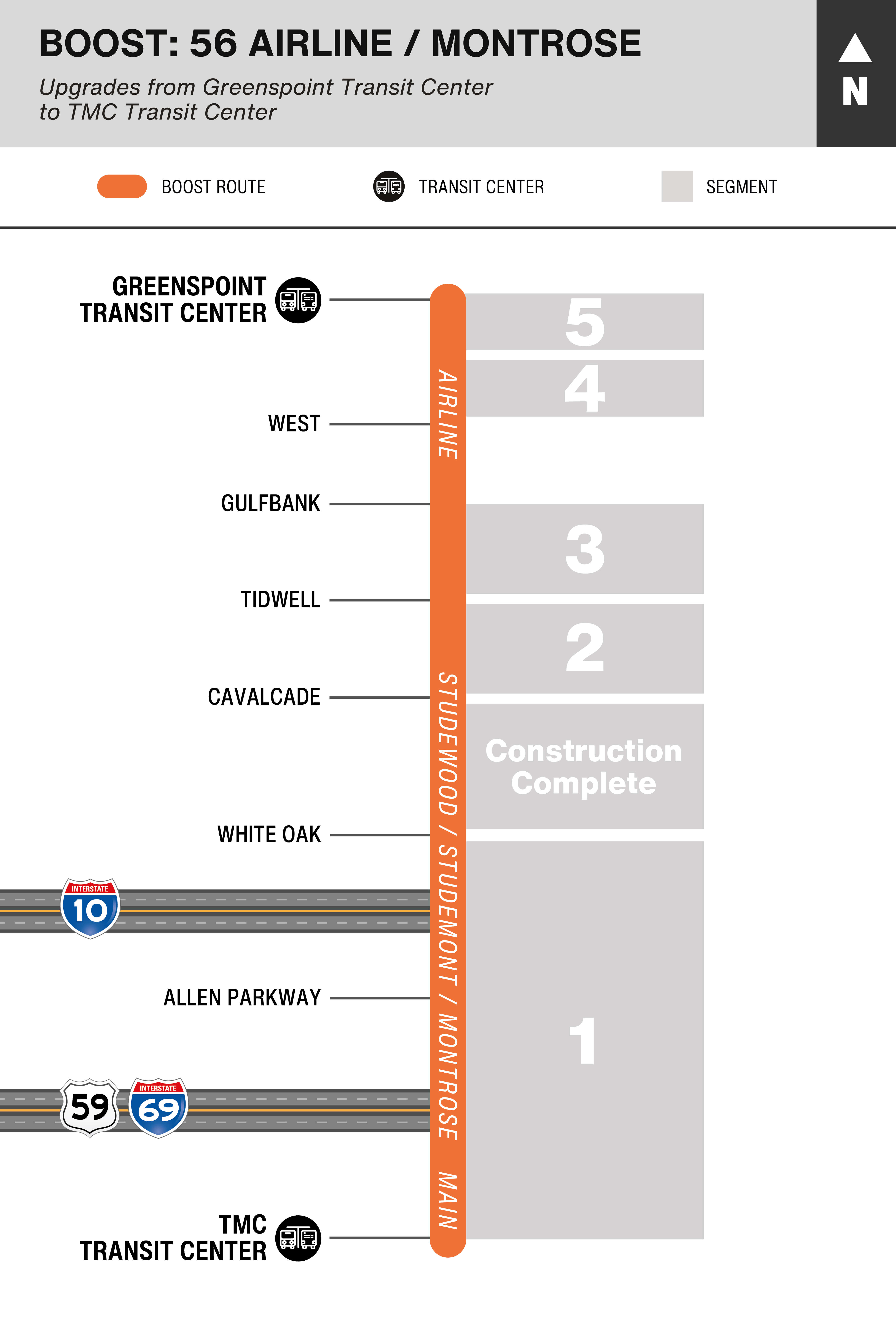 BOOST 56 Airline / Montrose Segment Map