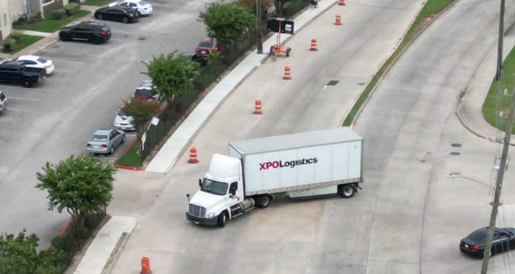 Completed new sidewalks on Imperial Valley Drive