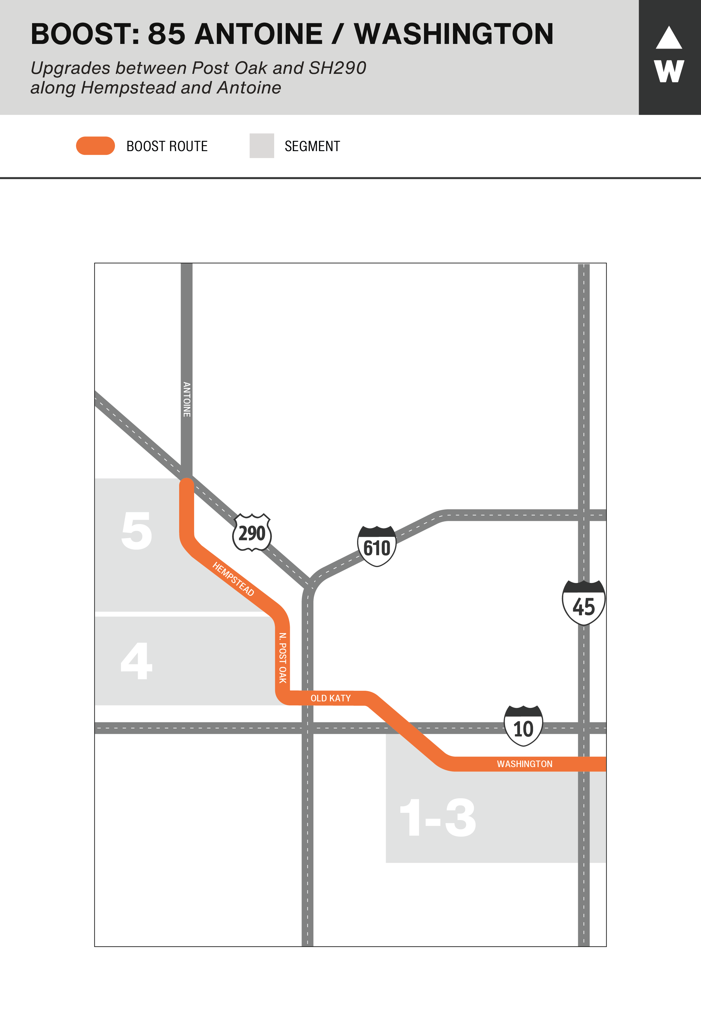 85 BOOST segment map