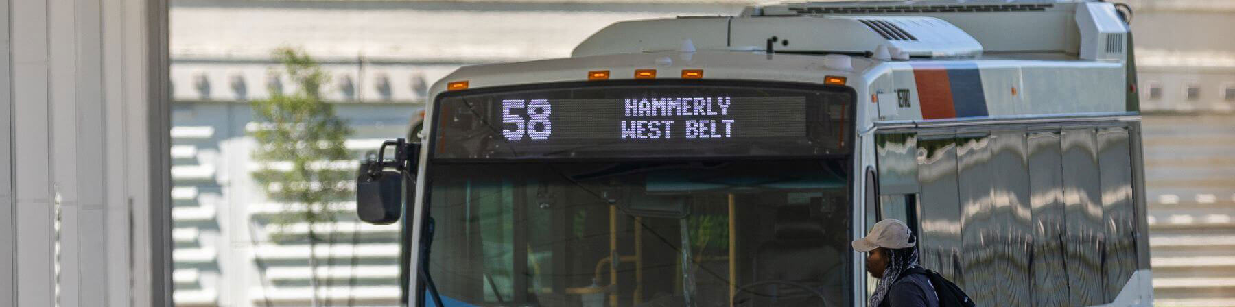 58 Hammerly bus.