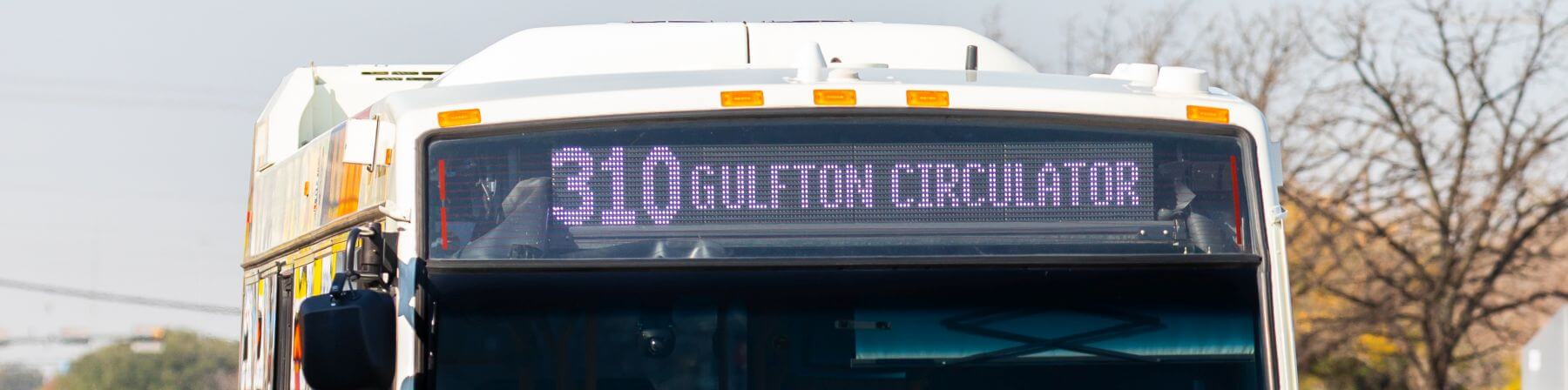 310 Gulfton Circulator bus
