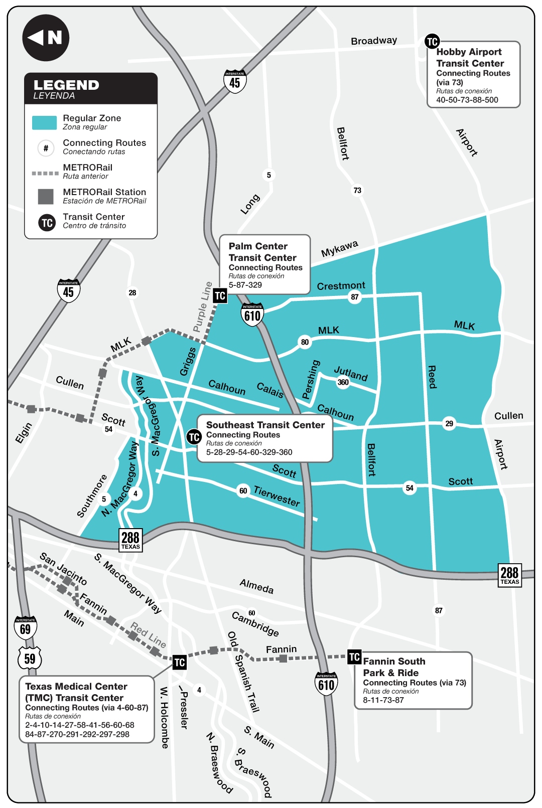 Route map for 329 Sunnyside - curb2curb shuttle.