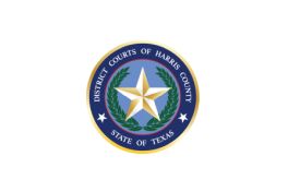 Official seal for District Courts of Harris County, Texas