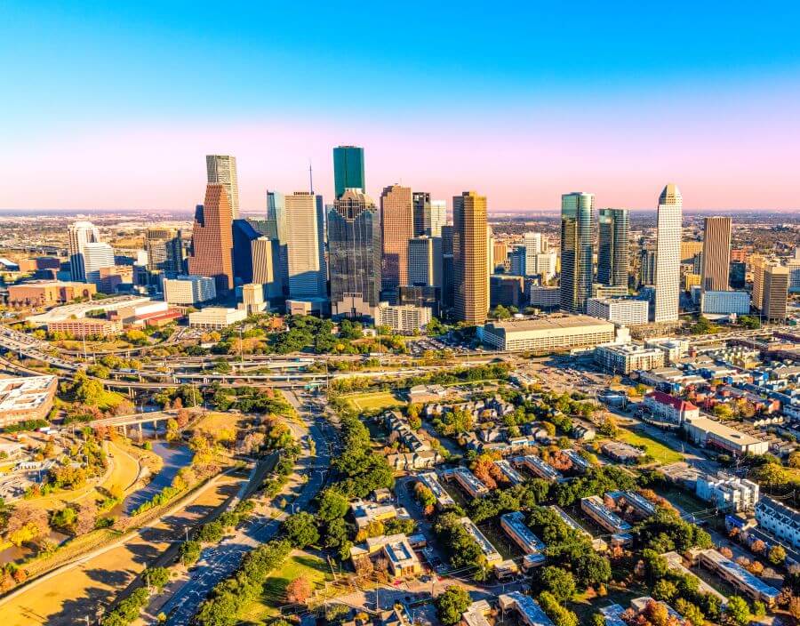 Downtown Houston skyline