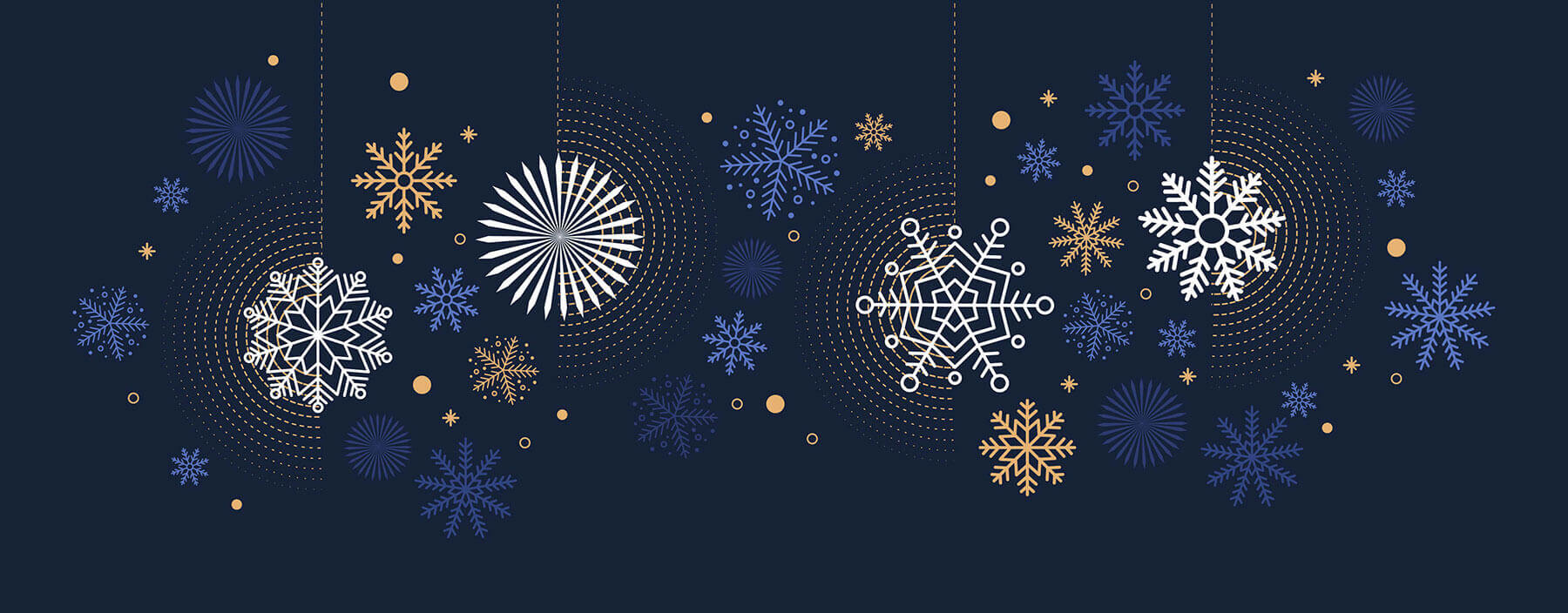 Festive Snowflake Design