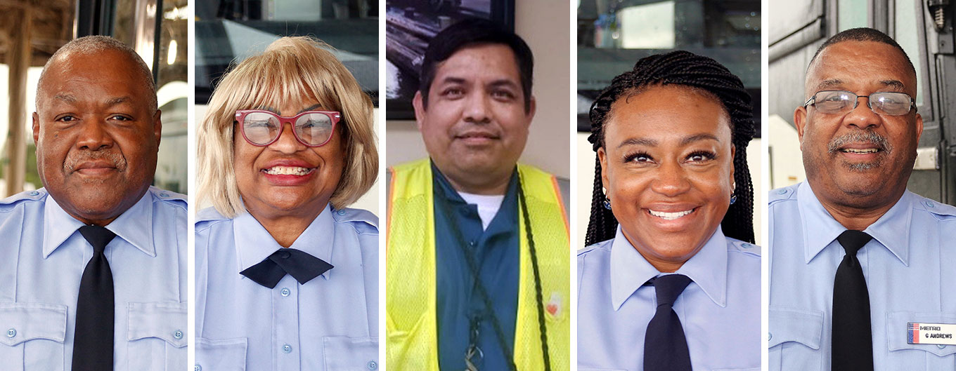 Bus and Rail Employees of the Month