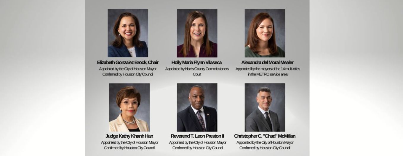 Photos of METRO's Newest Board members