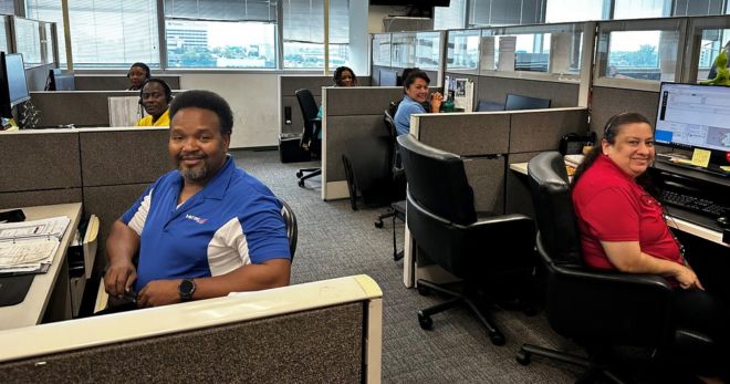 Members of METRO's Call Center