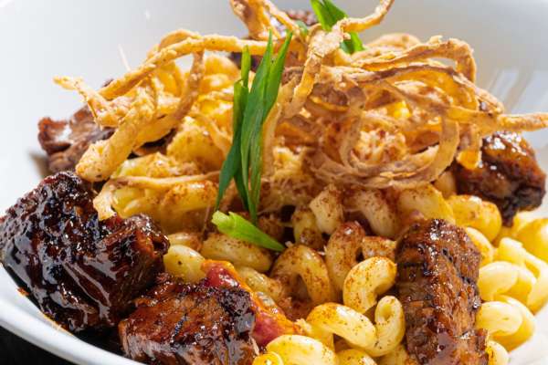 Biggio's Sports Bar mac and cheese