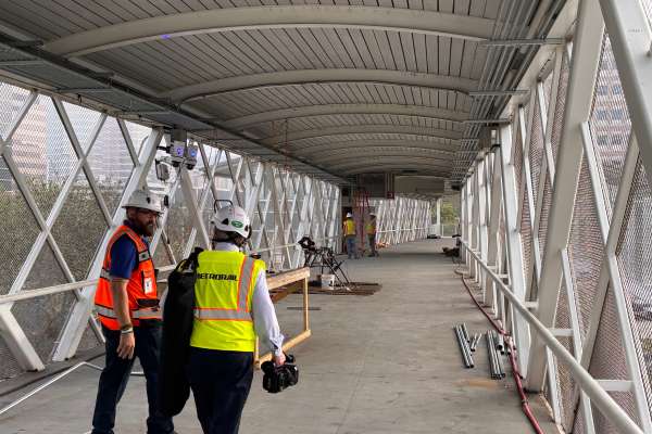 METRO will reopen the Texas Medical Center Transit Center skybridge.