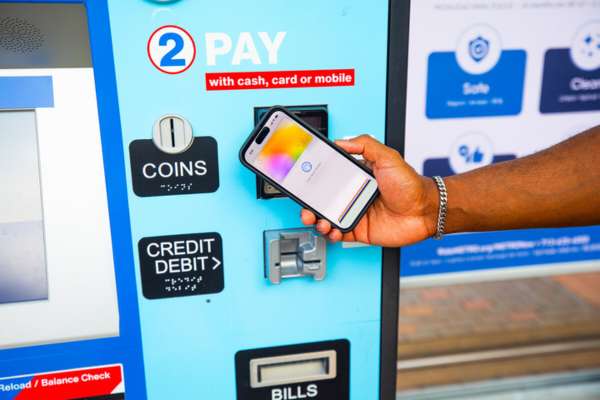 Riders can pay their fare with mobile pay.