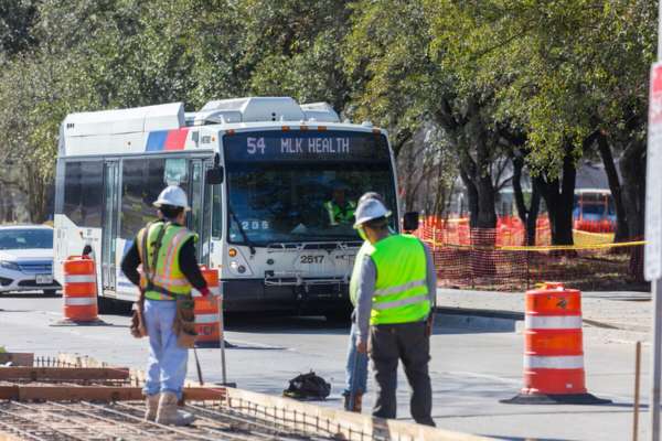Construction along BOOST Route 54 Scott