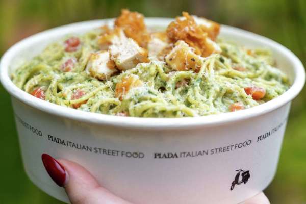 Piada is right in front on the METRORail Red Line at the Texas Medical Center.