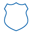 blue shield icon