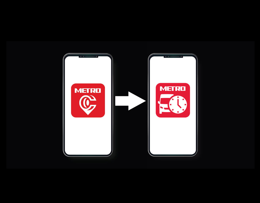 phone depicting the move from curb2curb app to on demand app.
