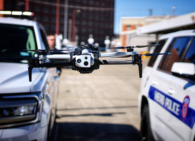 MPD using drones for surveillance and security efforts.