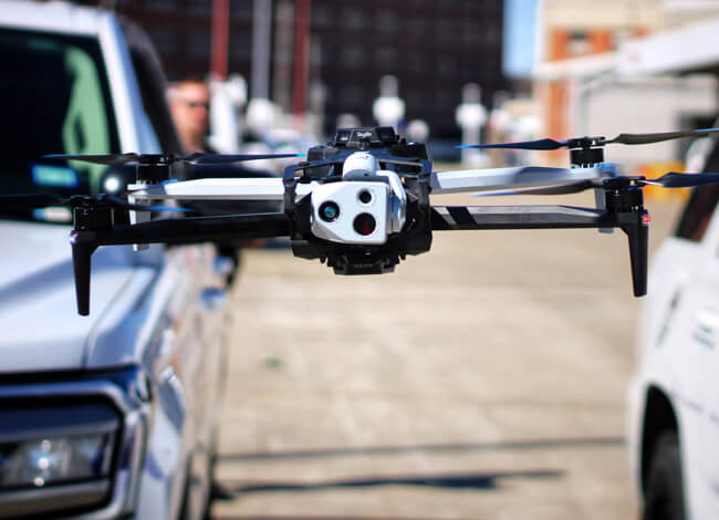 MPD using drones for surveillance and security efforts.