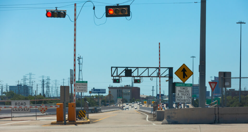 US Highway 59 Express Lane entrance at Edloe Street