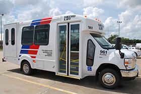 ADA-accessible METROLift minibus.