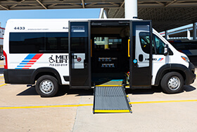 METROLift ADA-Accessible low-floor minibus.