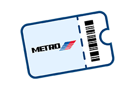 METRO vending machine ticket